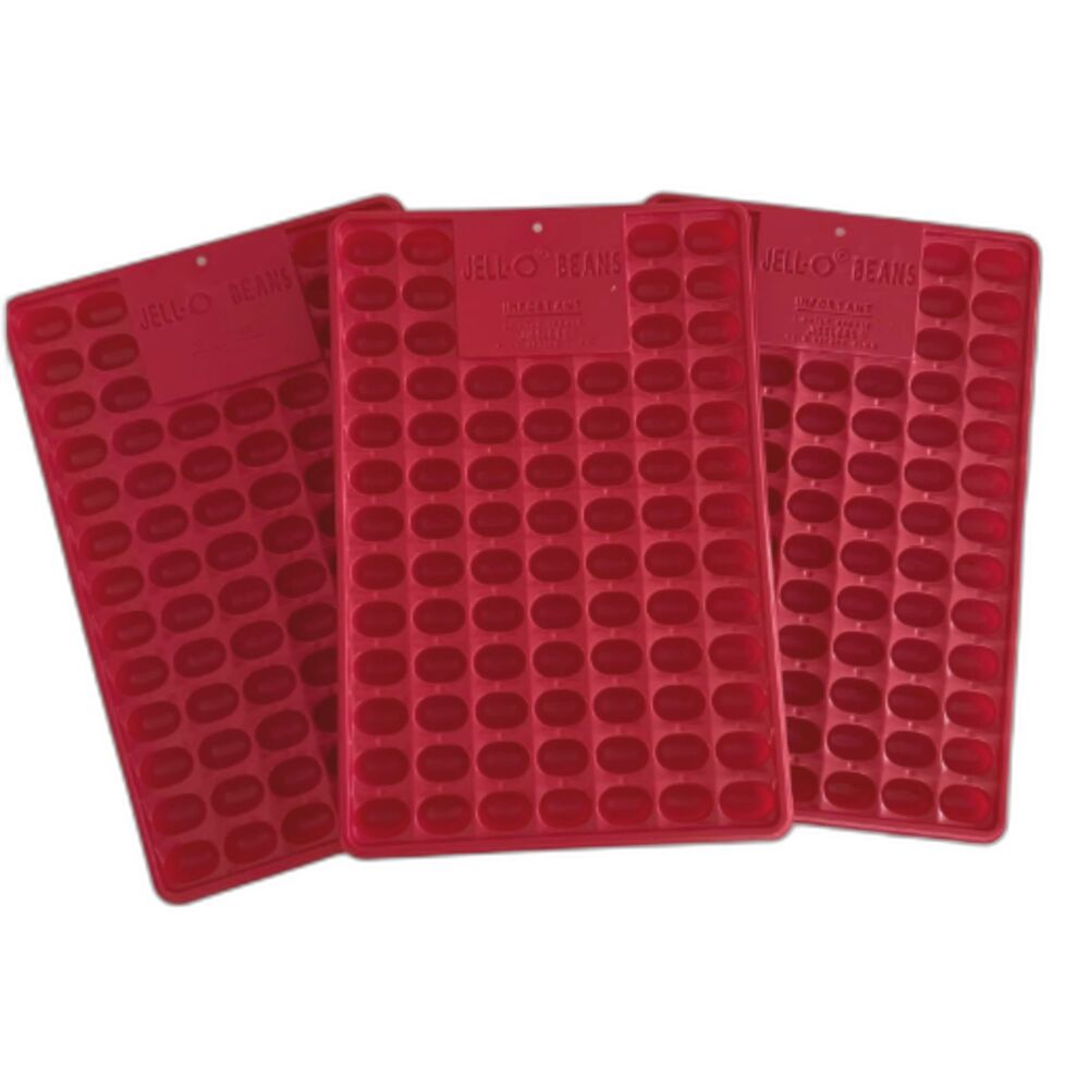 Jell-O Brand Beans Mold Tray Makes Jelly Beans Or Small Jello Shots 3 Trays